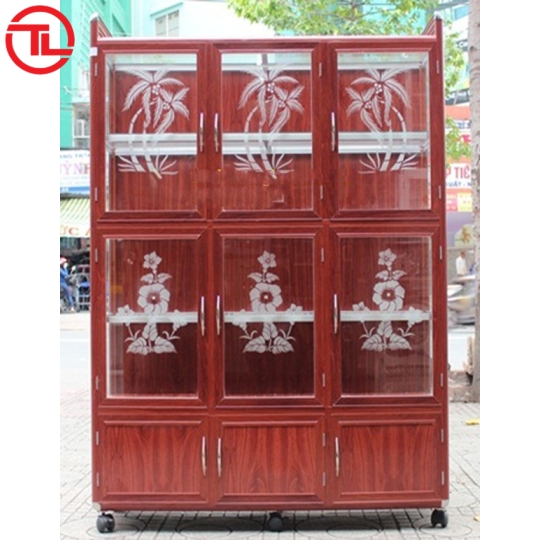 TỦ NHÔM KÍNH ĐẸP - M6